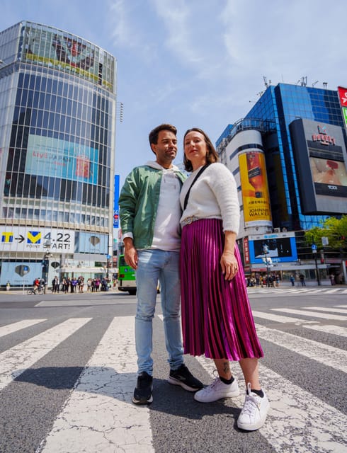 Tokyo: Private Photoshoot at Shibuya Crossing - Posing help that keeps you from feeling stuck in front of a camera