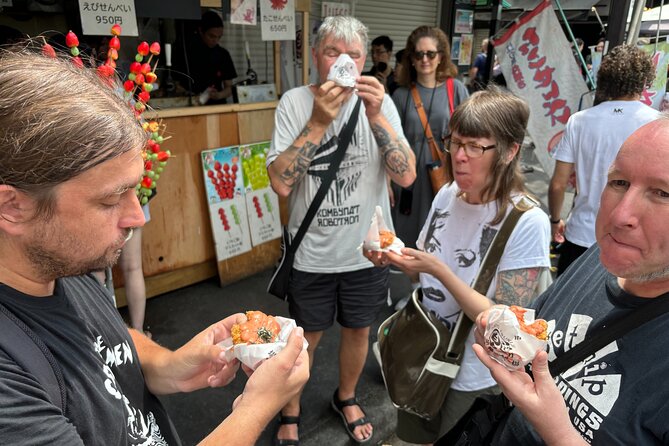 Tokyo: Private Tsukiji Fish Market Tour with 3 Food Stops - What to expect day-of: meeting point and on-the-ground flow