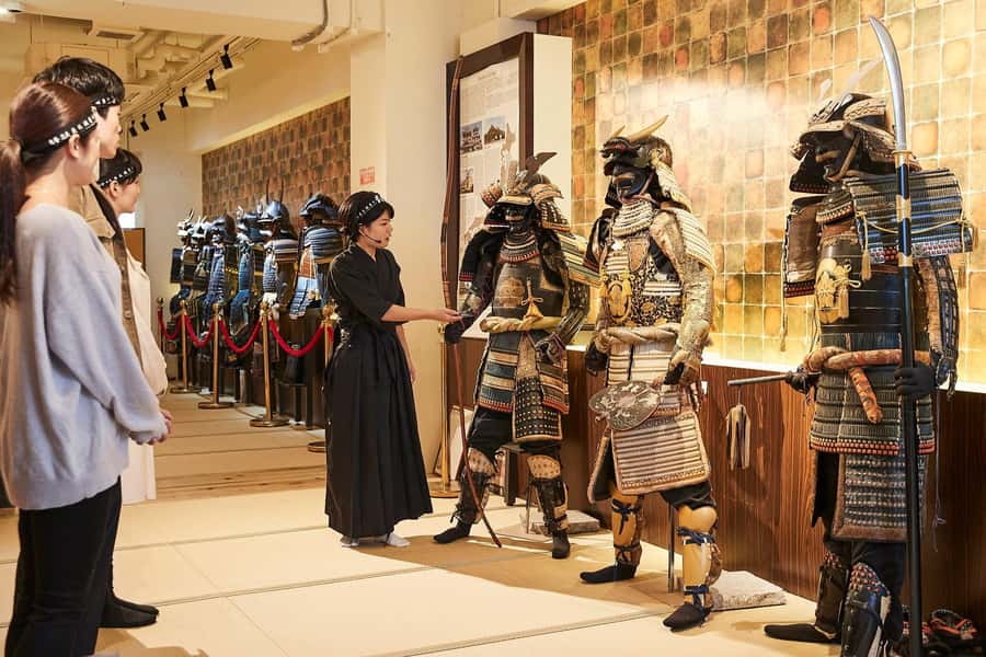 Tokyo: Samurai Ninja Museum Guided tour and Experience - Entering the Museum: Armor, Helmets, and Swords as Context
