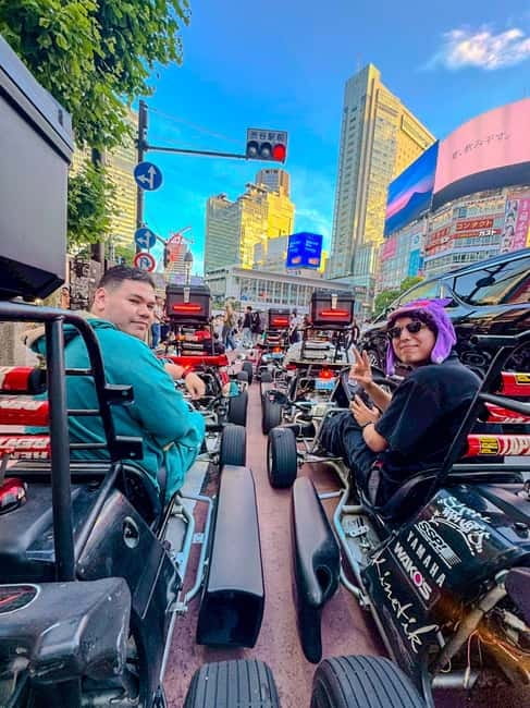 Tokyo: Shibuya and Shinjuku Streets Guided Go-Karting Tour - Kabukicho: The Neon Side of Shinjuku
