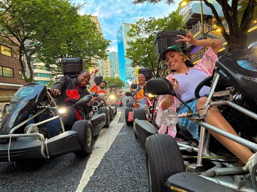 Tokyo: Shibuya and Shinjuku Streets Guided Go-Karting Tour - Shinjuku Finish and Tokyo Metropolitan Government Building Area