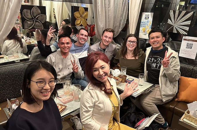 Tokyo Shinbashi Night Tour: Local Guide & Drinks at Snack Bars - Drinks and snacks: included means you can focus on the people