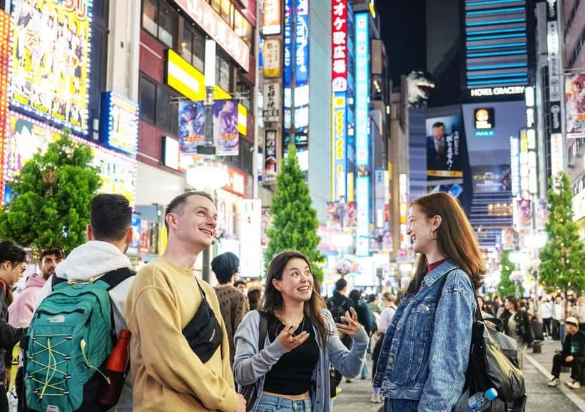 Tokyo: Shinjuku Nightlife & Secret Backstreets Walking Tour - Getting oriented at Shinjuku Station East Exit Police Box