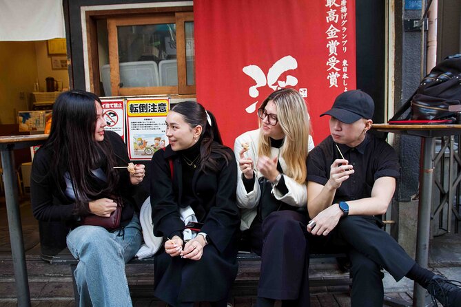 Tokyo Street Food Tour - 7 Japanese Foods - Stop 2 at Togoshi Ginza: local storefronts and sweet finales