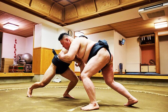 Tokyo Sumo Experience with Live Show & Audience Challenge - Watching the Live Show: Demonstrations and a One-Round Bout
