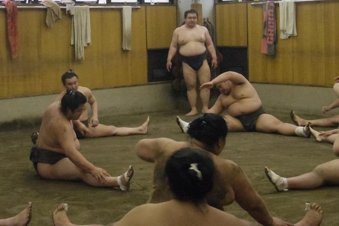 Tokyo Sumo Morning Practice Tour at Stable - The guide and headsets: useful, but don’t rely on perfect audio