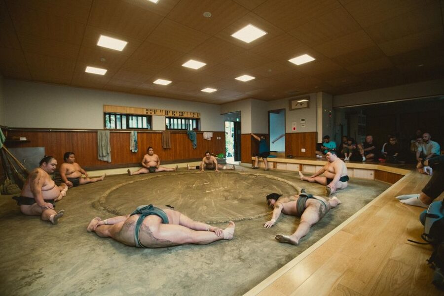 Tokyo: Sumo Morning Practice Tour at Sumida City - Inside the Stable: Silence, No Chairs, and a View That’s Close Enough to Feel