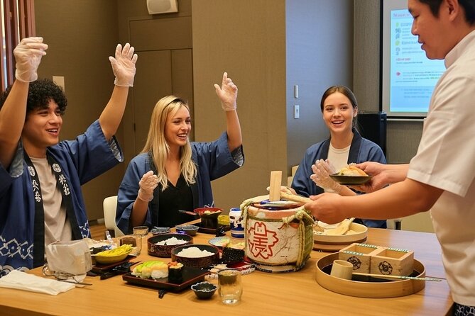 Tokyo Sushi Making Class : Sake Ceremony & Matcha Experience - Key highlights to know before you go