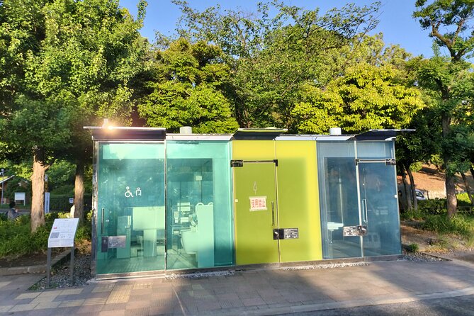 Tokyo Toilet Tour - Where you start and end: Shibuya on one end, Ebisu on the other