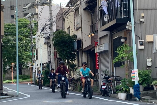 Tokyo Top Highlights 3h Guided E-bike Tour - Food and Breaks: One Included Snack, No Dietary Flexibility