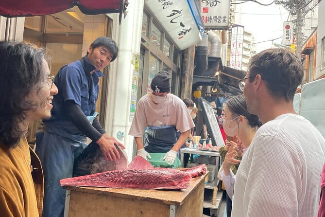 Tokyo Tsukiji Fish Market Food&Culture Walking Tour With a LOCAL! - 38KIOSK hub stop: luggage storage and a simple plan for your hunt