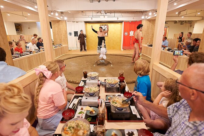 TokyoSumoShow, ChickenHotPot, and Mochi-Pounding by Pro Wrestlers - Timing, Seating, and How the 1.5-2 Hour Flow Works