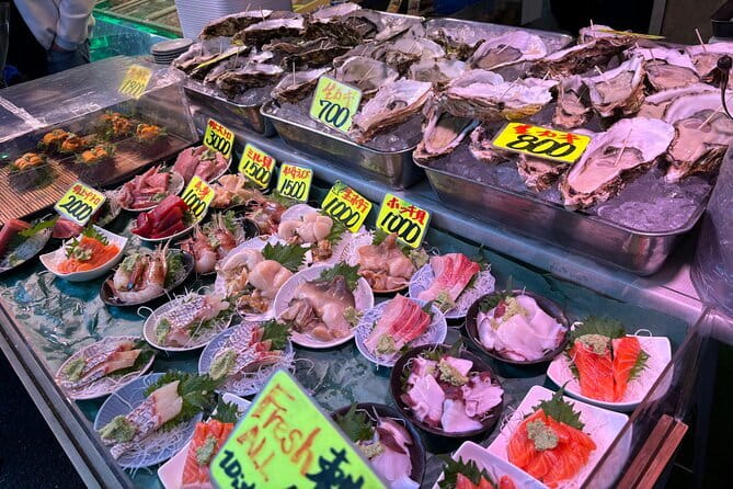 Tsukiji Fish Market Private Food Tour in Tokyo - Tsukiji Fish Market: a short, high-impact seafood walkthrough