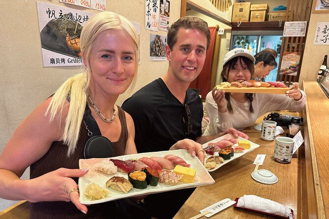 Tsukiji Market Eating Tour, Authentic Sushi & Sake Comparison - Jogai Market: Stalls, Tools, Soup Stock, and the Fun Part of Browsing