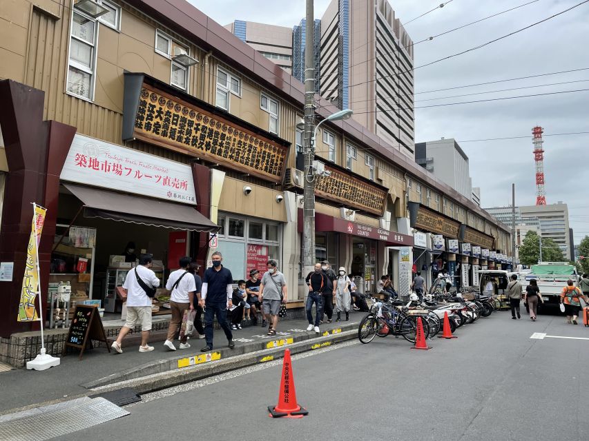 Tsukiji: Outer Market Walking Tour & Sake Tasting Experience - Tsukiji Hongwanji Temple: The Morning-Quiet Part of a Busy Area