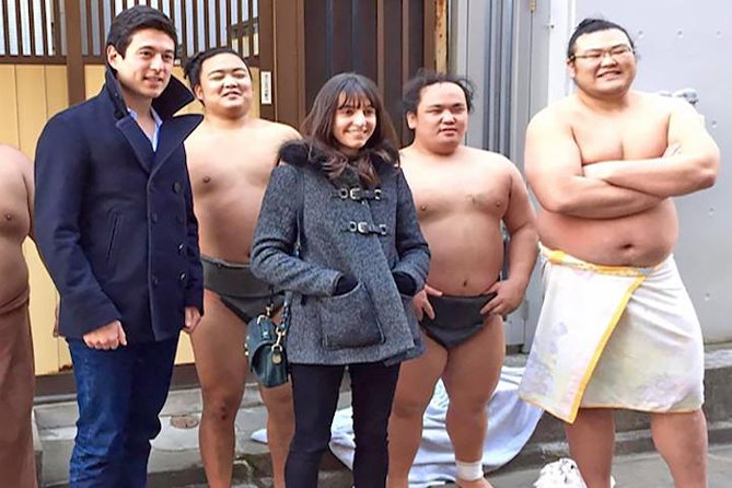 Watch Sumo Morning Practice at Stable in Tokyo - Photos with wrestlers: the part that feels personal